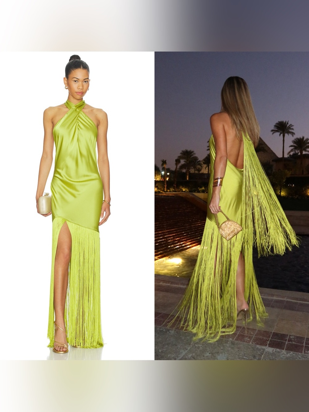 NWT Show Me Your Mumu jasmine fringe dress in green
